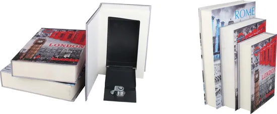 Wholesale Dictionary Book Safe Box with Combination Key Lock, Real Paper Transfer Book Safe