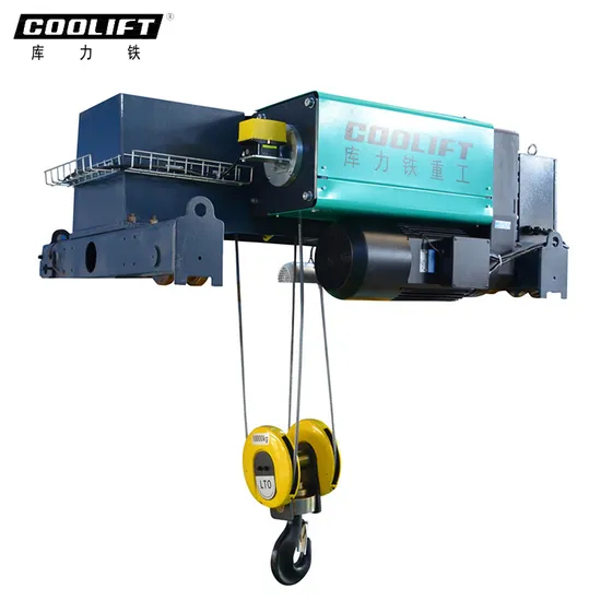 10t 15m Low Headroom High Quanlity Double Girder Electric Wire Rope Hoist with CE
