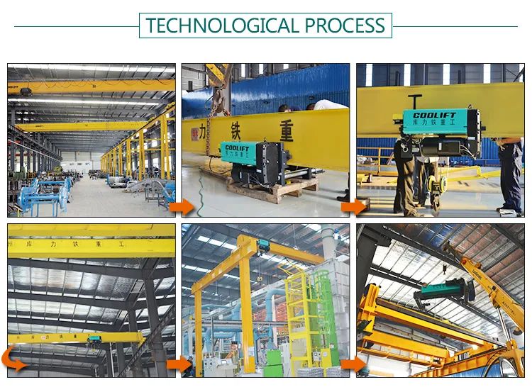 5t 15m High Quanlity Double Girder Electric Wire Rope Hoist with CE
