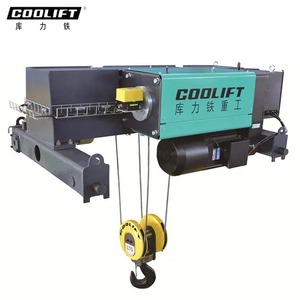 10t 6m Low Headroom European Type Double Girder Electric Wire Rope Hoist with CE