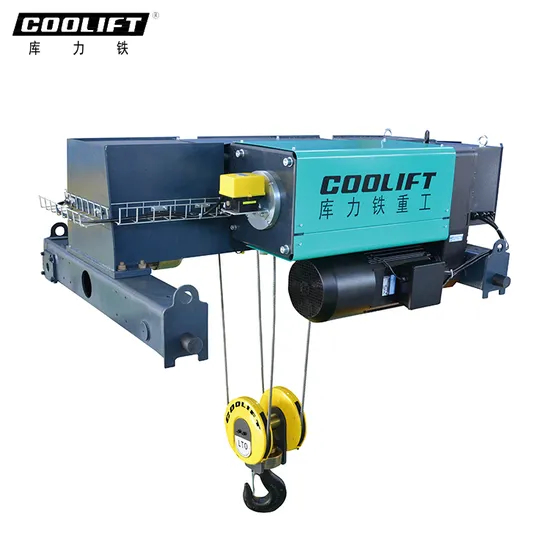 32t 12m Low Headroom European Type Double Girder Electric Wire Rope Hoist