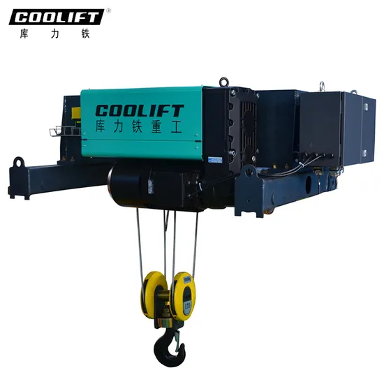 3.2t 18m Low Headroom European Type Double Girder Electric Wire Rope Hoist