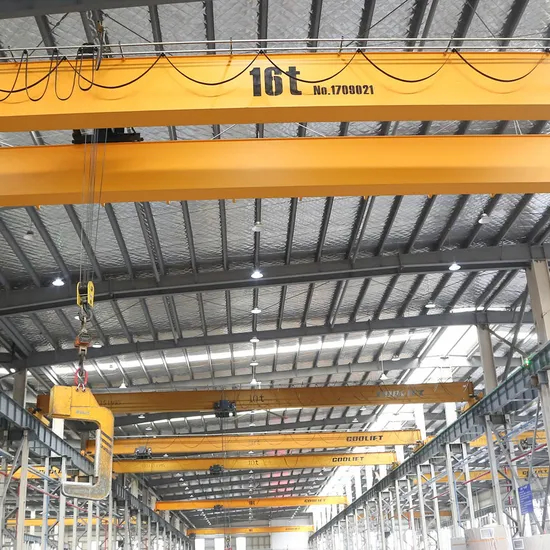 32t Double Girder Liffting Tools Wire Rope Electric Overheard Crane