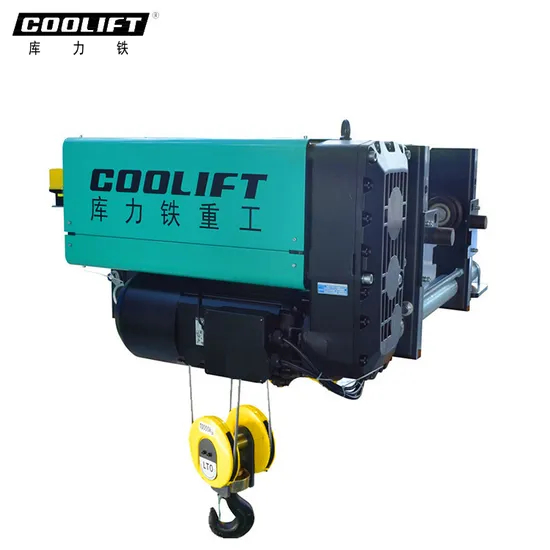3.2t 6m Single Girder Low Headroom European Type Electric Wire Rope Hoist
