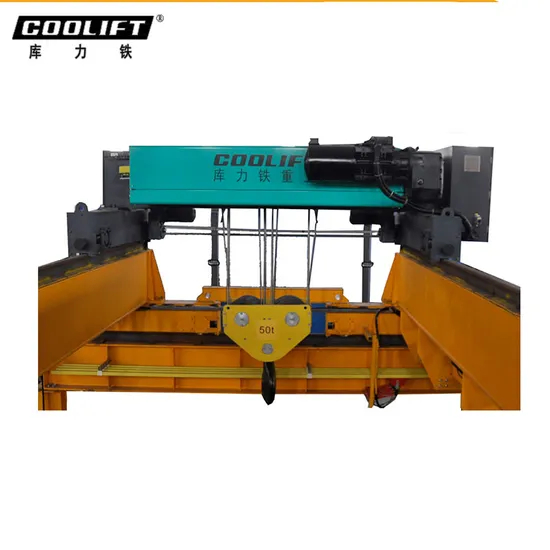 5t 12m Low Headroom European Type Double Girder Electric Wire Rope Hoist