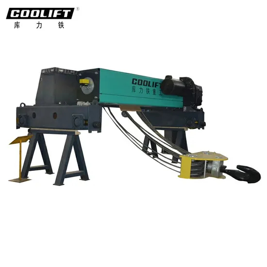 5t 9m Low Headroom European Type Double Girder Electric Wire Rope Hoist