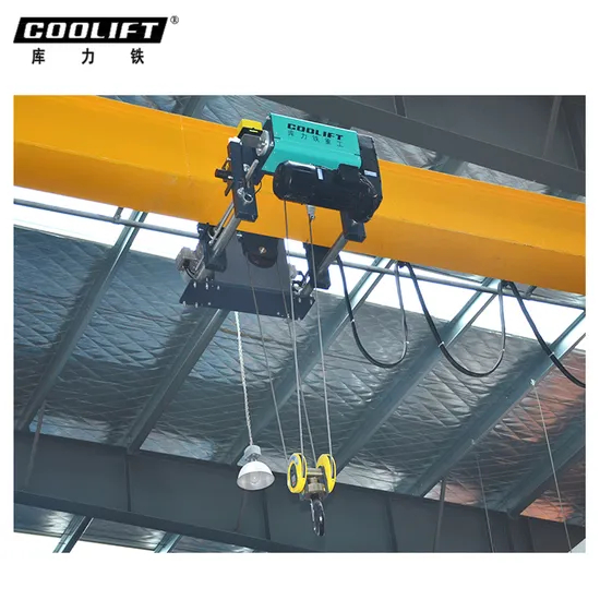 10t 15m Single Girder Low Headroom European Type Electric Wire Rope Hoist